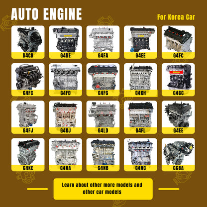 KEY ELEMENT Hyundai G4FJ Engine Bare Block 1.6L GDI 4-Cylinder for Elantra i30 Kona Kia K3 Seltos2011-2017